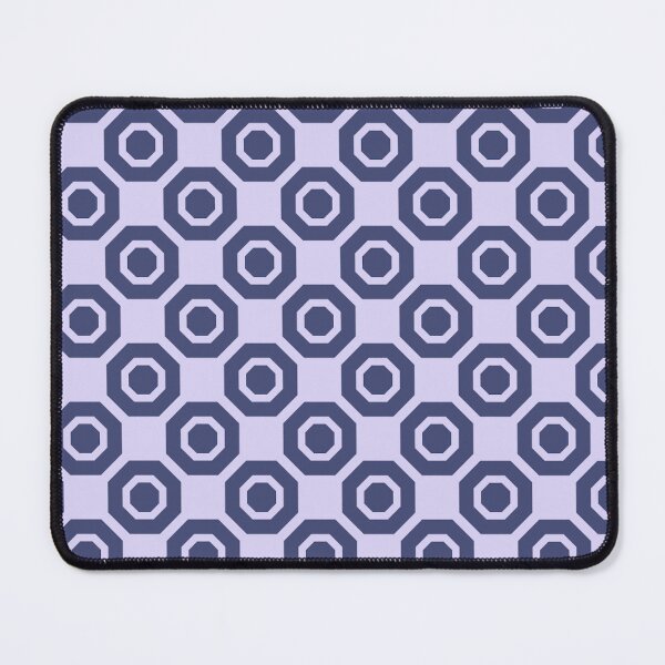 Item preview, Lavender Purple Octagons Connected Squares Lines Symmetry Simple Modern Geometric Honeycomb Structure Pattern designed and sold by PenguinForests.