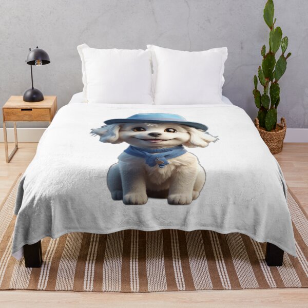 Item preview, Cute smiling cartoon maltese dog designed and sold by Colorful-Worlds.