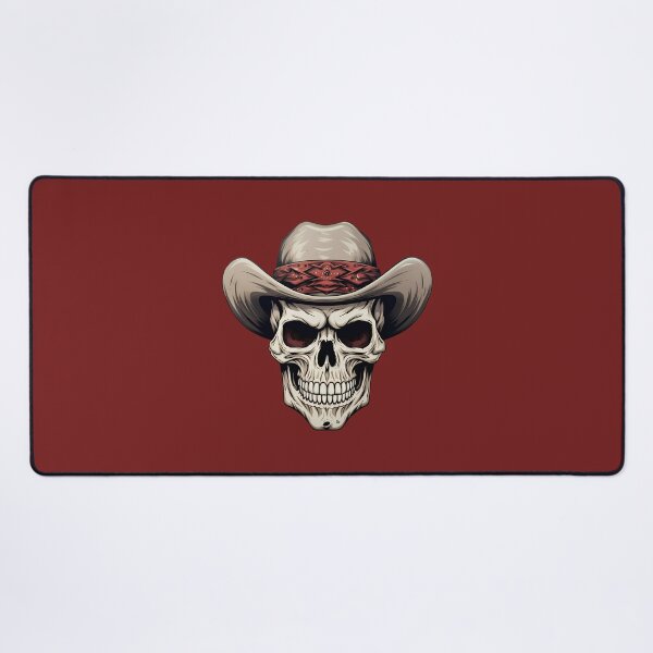 Item preview, Western Skull in a Beige Cowboy Hat designed and sold by meganohm.