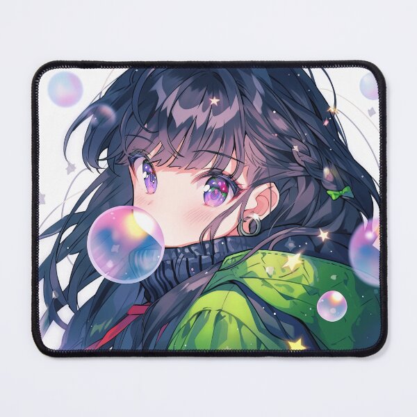 Item preview, Cute Casual Bubblegum Bubble Anime Girl designed and sold by bubblegoth.