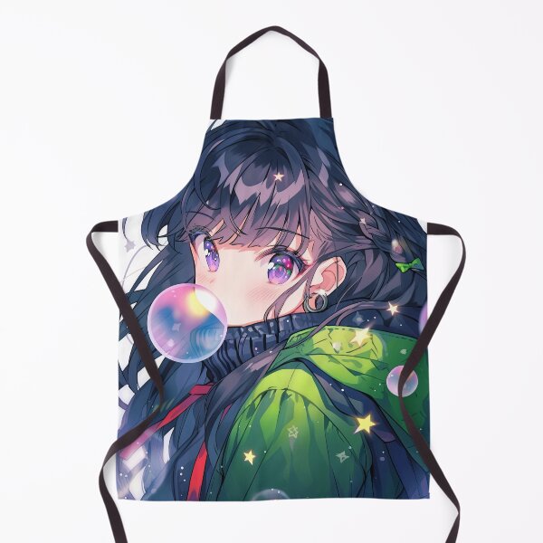 Item preview, Cute Casual Bubblegum Bubble Anime Girl designed and sold by bubblegoth.