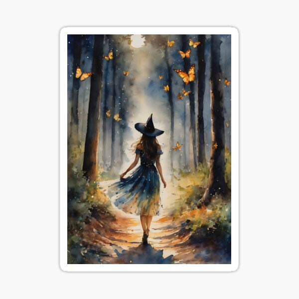 Item preview, Butterfly Witch by Lyra O'Brien designed and sold by Lyra The Lavender Witch.