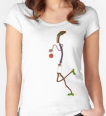 basketball Women's Fitted Scoop T-Shirt