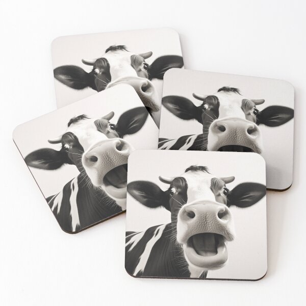 Item preview, Cow With Its Mouth Open  designed and sold by CustomCoolStuff.