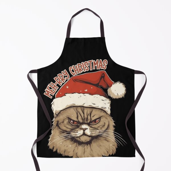 Item preview, Grumpy Christmas Cat, Meh-rry Christmas designed and sold by DiamondPixel.