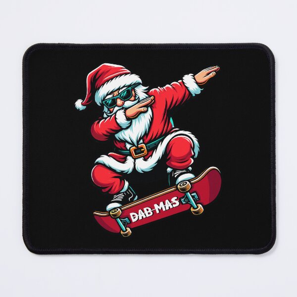 Item preview, Santa dabbing on a skateboard "Dab Mas" Cool boy designed and sold by ANNetz-PK.