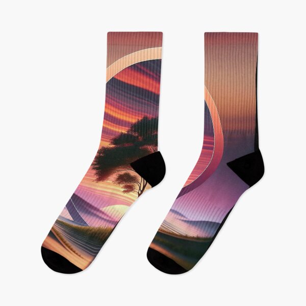 Item preview, Elegant Tree at Sunset: Eco-Responsible Photorealistic Illustration – T-shirt, Tote Bag, Poster designed and sold by LIAMRIVIERART.