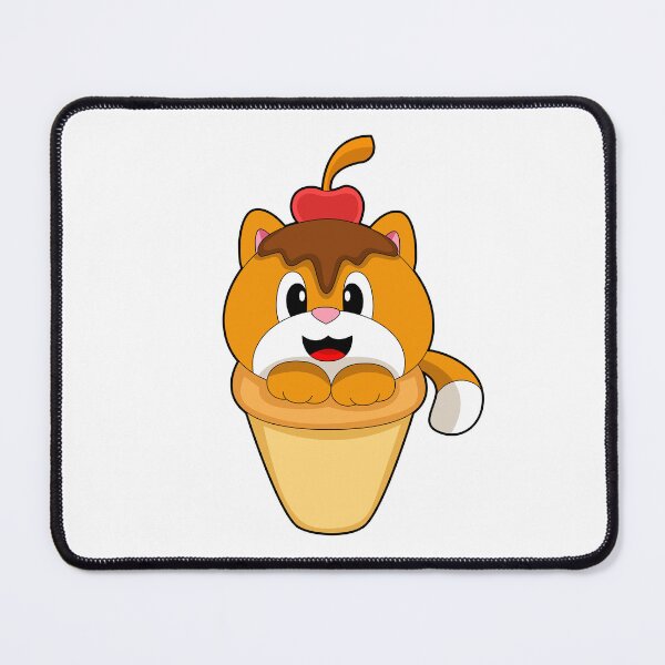 Item preview, Cat Waffle ice cream Cherry designed and sold by Snabdesign84.