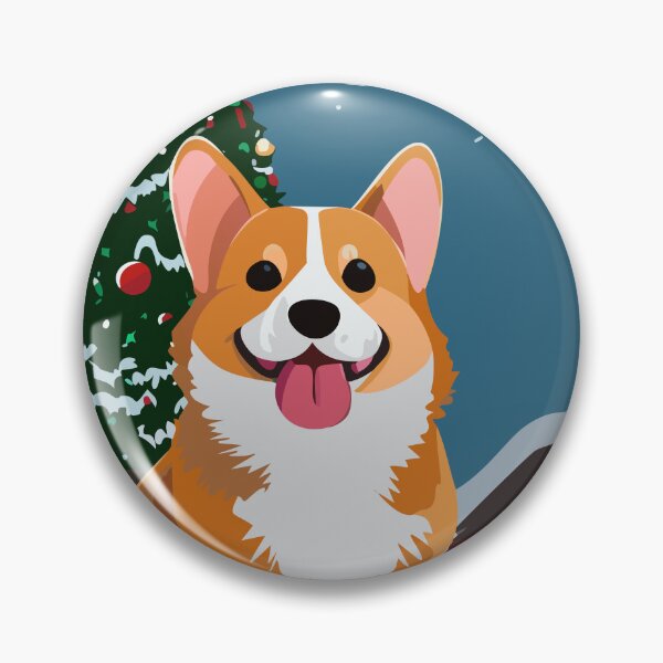 Item preview, Corgi in Santa's Town designed and sold by Corgi-at-night.