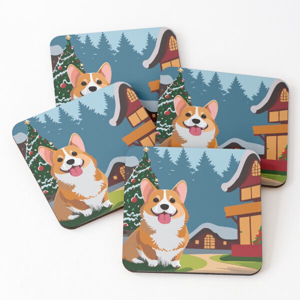 Item preview, Corgi in Santa's Town designed and sold by Corgi-at-night.