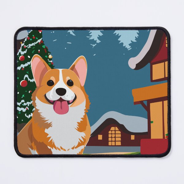 Item preview, Corgi in Santa's Town designed and sold by Corgi-at-night.