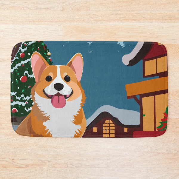 Item preview, Corgi in Santa's Town designed and sold by Corgi-at-night.