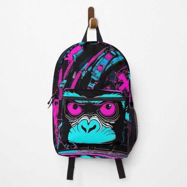 Item preview, Cyberpunk Monkey IV designed and sold by blackink-design.