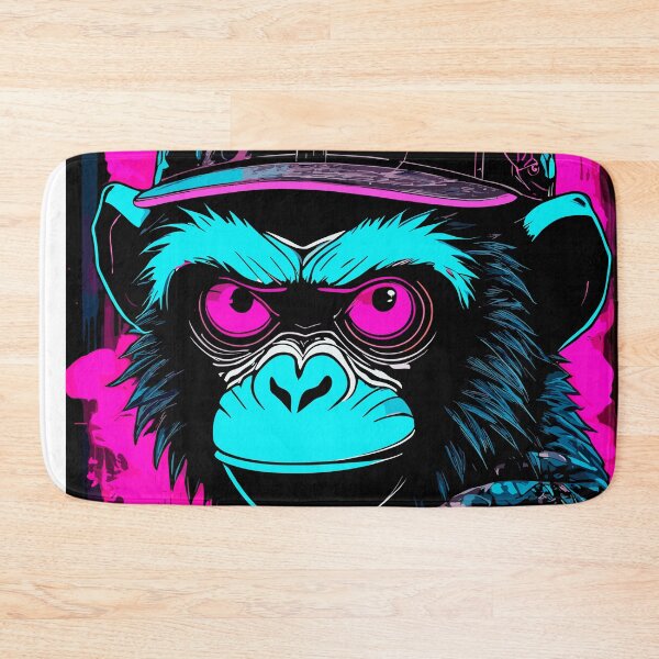 Item preview, Cyberpunk Monkey IV designed and sold by blackink-design.