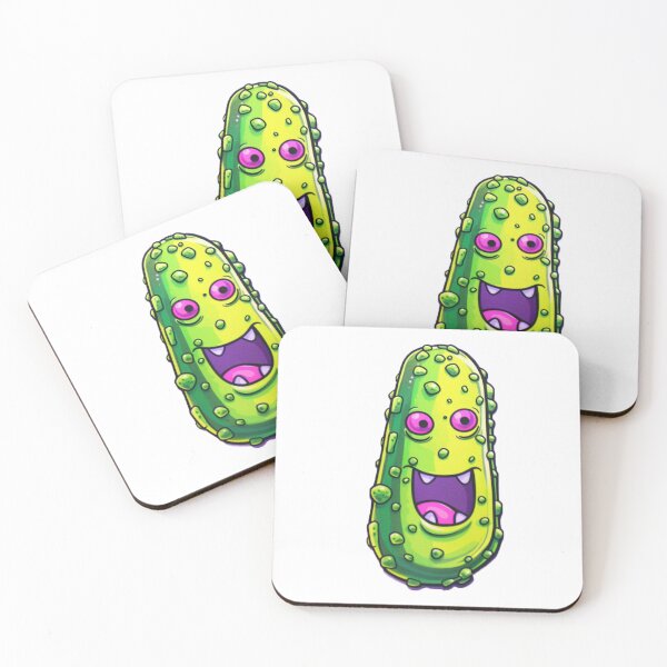 Item preview, Crazy Smiling Cartoon Pickle designed and sold by ReverseBleach.
