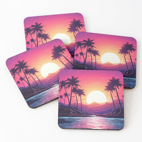 Item preview, Retro Reverie: Tender Horizons in Neon Glow designed and sold by Mullet Monkey.