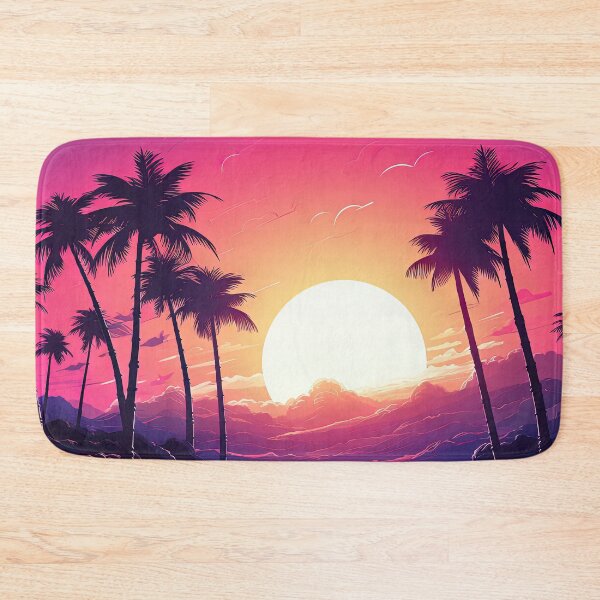Item preview, Retro Reverie: Tender Horizons in Neon Glow designed and sold by Mullet Monkey.