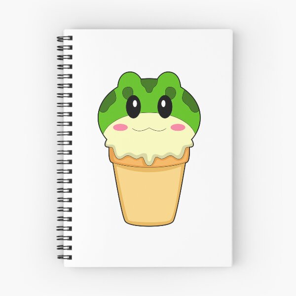 Item preview, Frog Ice cream cone designed and sold by Snabdesign84.
