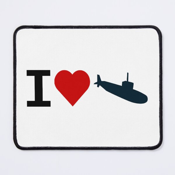 Item preview, I Heart Submarines designed and sold by Eggroll the Cat.