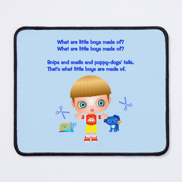 Item preview, What are little boys made of? designed and sold by moths-minor.