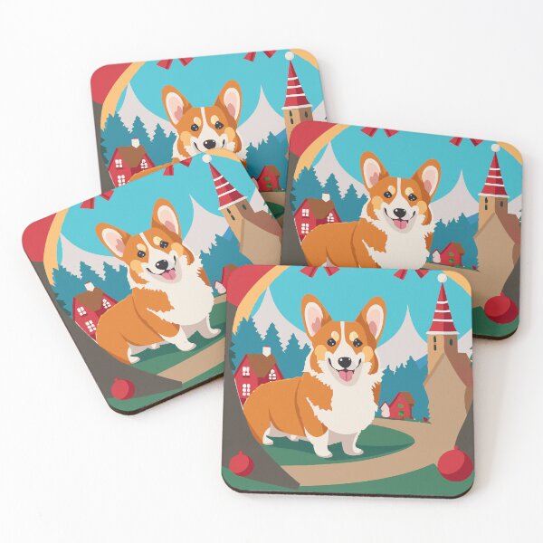 Item preview, Santa's Corgi designed and sold by Corgi-at-night.