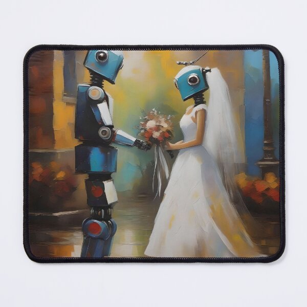 Item preview, Robots wed designed and sold by WildLadyWood.