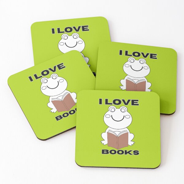 Item preview, Frogs loves reading books. designed and sold by MAROY-DESIGNS.