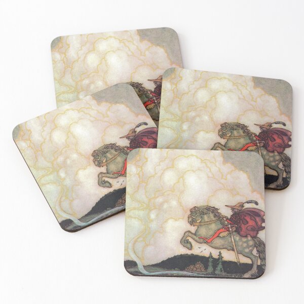 Item preview, The Maiden in the Castle of Rosy Clouds - John Bauer designed and sold by forgottenbeauty.