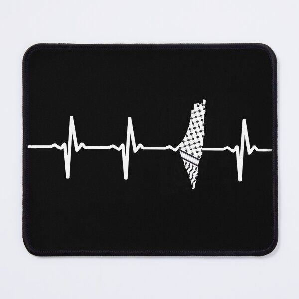 Item preview,  Palestine is my heartbeats - Palestinian map with keffiyeh designed and sold by SaraDarwish.