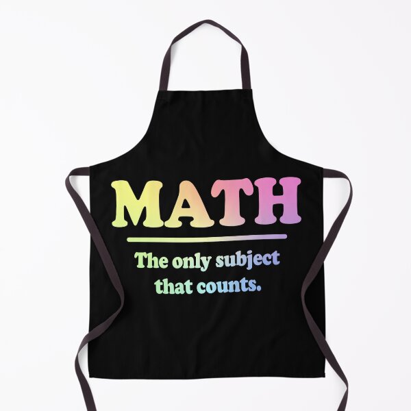 Item preview, Math The Only Subject That Counts designed and sold by ScienceCorner.
