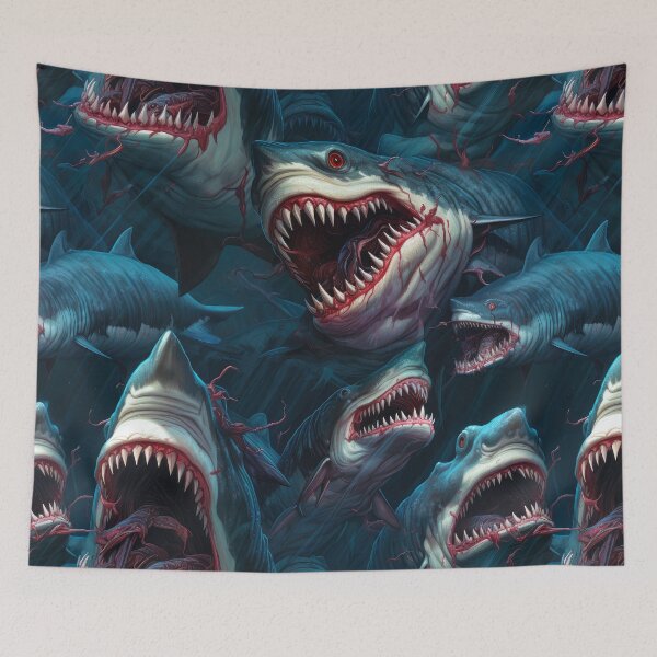 Item preview, Shark alert designed and sold by Pixelartistin.