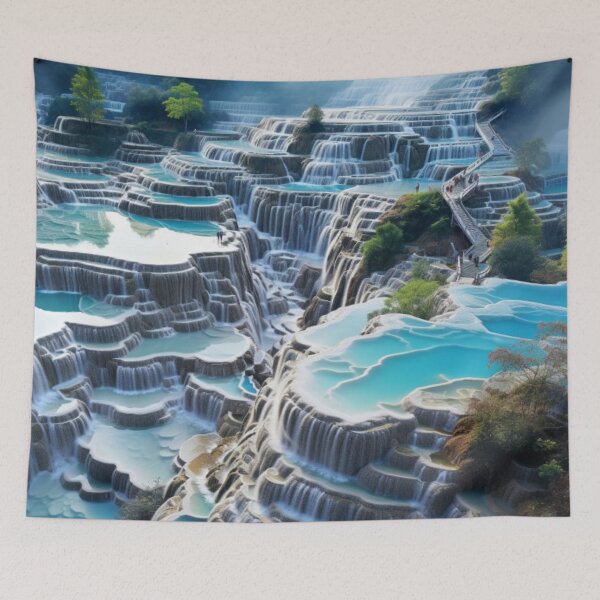 Item preview, White Water Terraces designed and sold by Bring Back Culture.