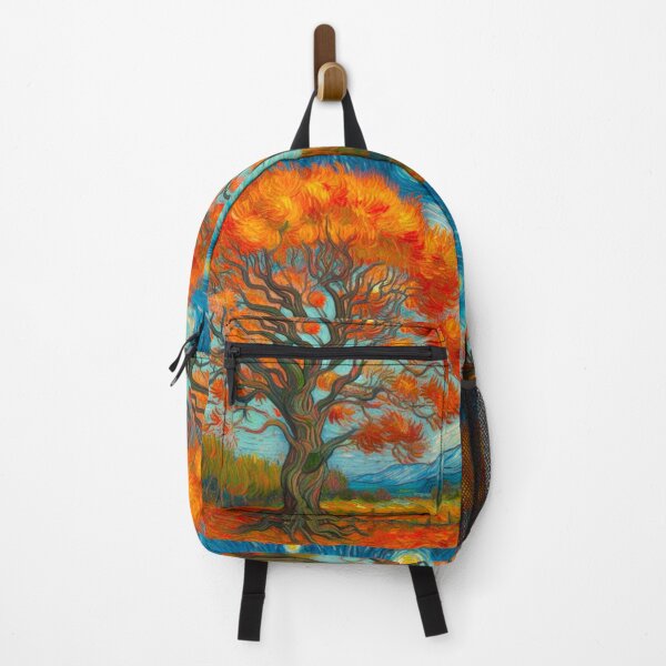 Item preview, Autumn Tree Outside of a Field - Fall Tree in Vincent Van Gogh’s Style designed and sold by Star-Fragment.