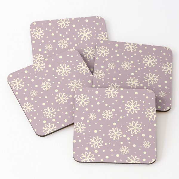 Item preview, Hand-drawn flowers. Delicate 3D wild flowers - pastel light and gold expressive botanical pattern. designed and sold by My-fake-places.