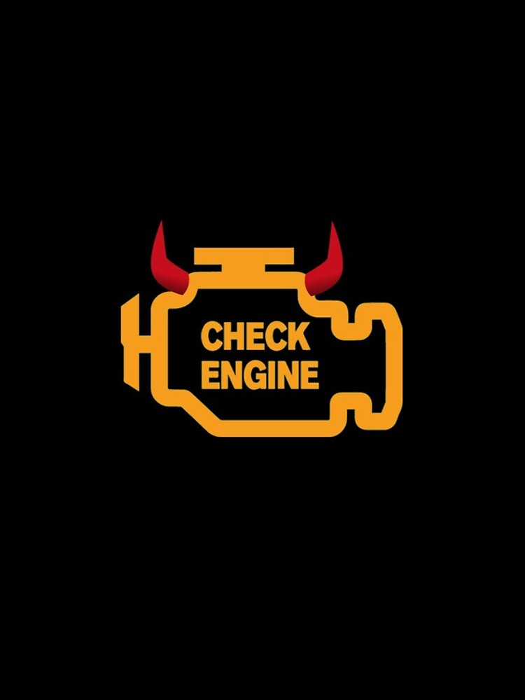 Thumbnail 4 of 4, iPhone Case, Check Engine Light The Devil designed and sold by Slinky-Reebs.