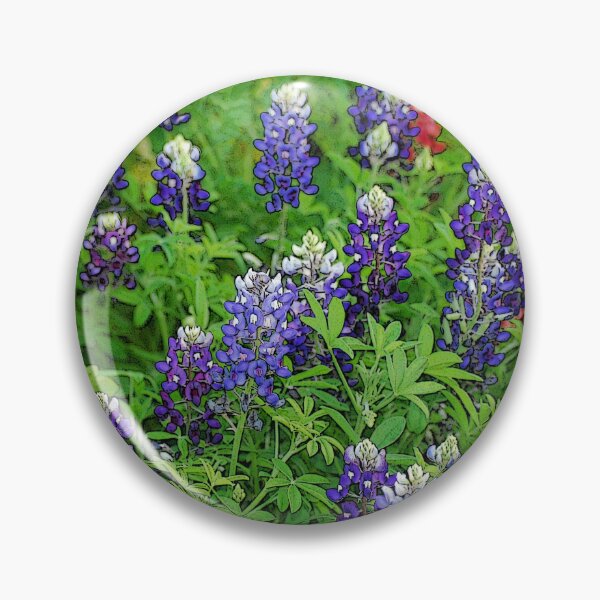 Item preview, Field of Multicolored Bluebonnets designed and sold by elisewied.
