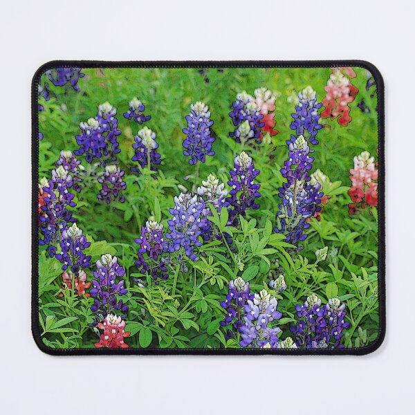 Item preview, Field of Multicolored Bluebonnets designed and sold by elisewied.