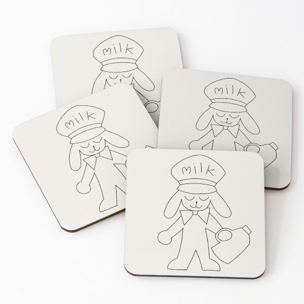 Item preview, milk man bunny designed and sold by amybunny.