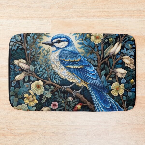 Item preview, Blue Jay Birds Vintage Art designed and sold by WallyPink.