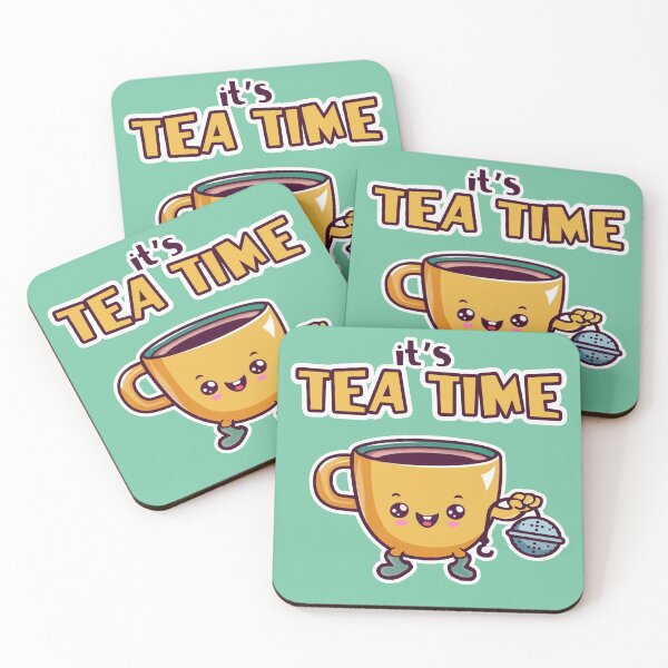 Item preview, tea time cute drawing chibi cup of tea designed and sold by huggymauve.