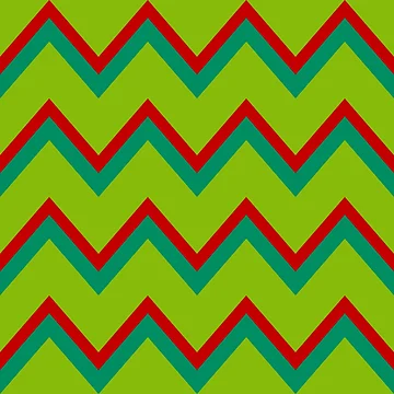 Artwork thumbnail, Christmas Ric Rac Seamless Pattern by Cedarrue