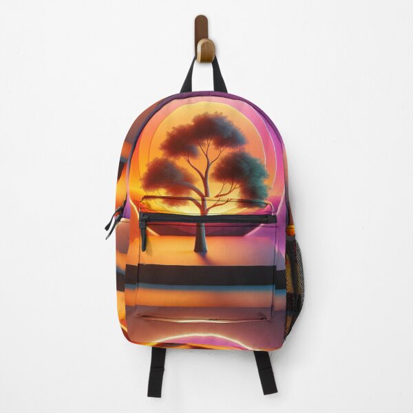 Item preview, Elegant Tree At Sunset: Eco-friendly Photorealistic Illustration-T-shirt, Take-all Bag, Poster designed and sold by LIAMRIVIERART.