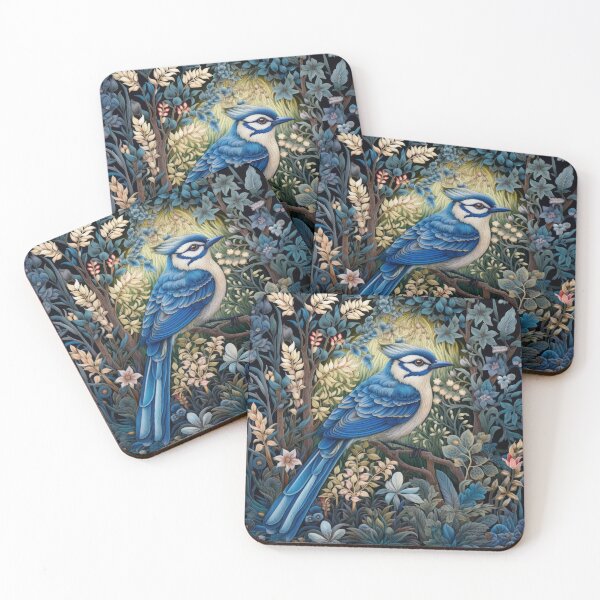 Item preview, Blue Jay Birds Vintage Art designed and sold by WallyPink.