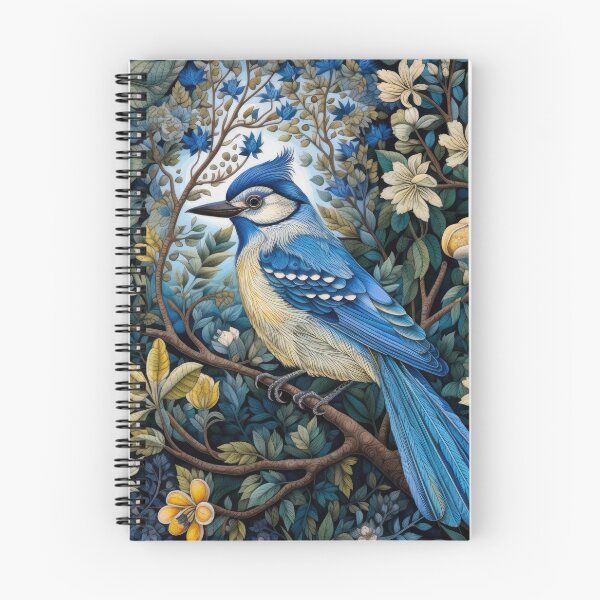 Item preview, Blue Jay Birds Vintage Art designed and sold by WallyPink.