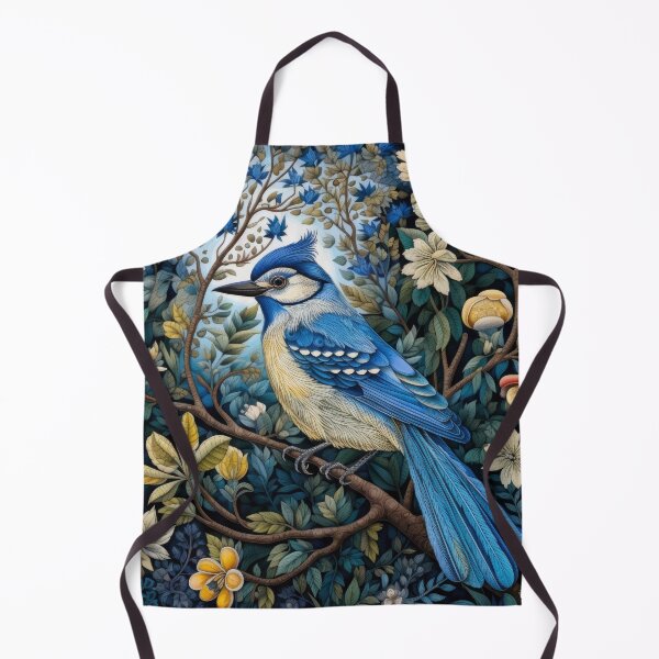 Item preview, Blue Jay Birds Vintage Art designed and sold by WallyPink.