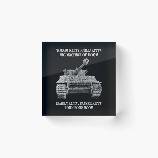 Item preview, Panzer VI Tiger I Tank Meme Gift Tough Kitty, Cold Kitty designed and sold by MilitaryMart.