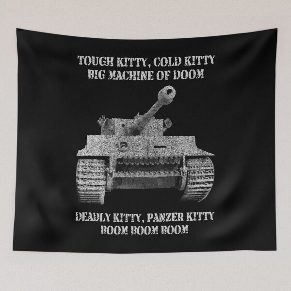 Item preview, Panzer VI Tiger I Tank Meme Gift Tough Kitty, Cold Kitty designed and sold by MilitaryMart.