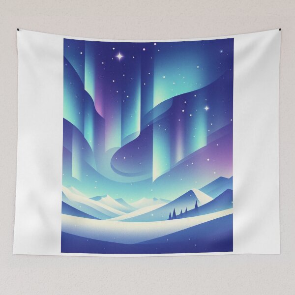 Item preview, Northern Lights: Stars In The Sky designed and sold by PrintDrapes.