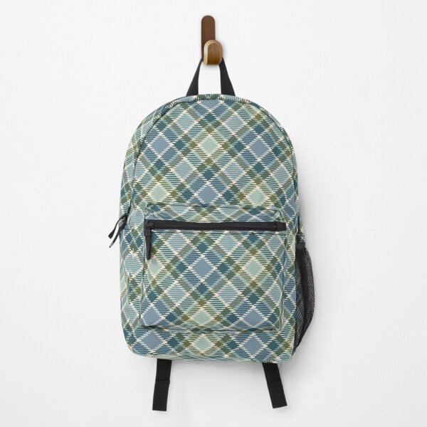 Item preview, Green and gray checkered plaid pattern designed and sold by Osting.