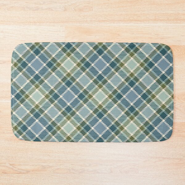 Item preview, Green and gray checkered plaid pattern designed and sold by Osting.